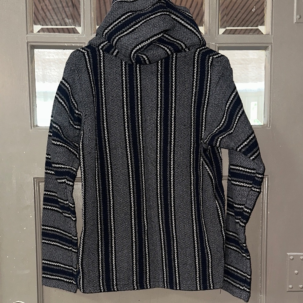 Striped Drug Rug Pullover - Picture 3 of 4